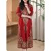 Women's Autumn/Winter Loose-Fitting Oversized Slimming Knit Dress With Ethnic-Style Jacquard Design And Sweater Skirt_ecoleips.com