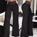 Women's Clothing Women's High Waist Hollow Belt Casual Loose Pants Summer Fashion Wide Leg Straight Fit Bottoms_ecoleips.com