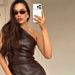 Women's Sleeveless One Shoulder Asymmetrical Neck Zipper T-Shirt Top Solid Color Autumn Fashion European American Style_ecoleips.com