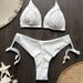 Solid Color Bikini Set For Women - Sexy Two-Piece Swimsuit For Beach & Pool, Comfortable Fit With Removable Soft Cup Pads, Multiple Colors Available_ecoleips.com