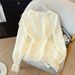 Women's Clothing Korean Style Women's Long Sleeve Lace Shirt Hollow V Neck Crochet Top Fashionable And Youthful For Spring And Autumn_ecoleips.com