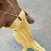 Women's Sexy Solid Color Strapless Smocked Sleeveless Halter Backless Maxi Dress – Casual Resort Summer Gown_ecoleips.com