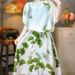Elegant And Fashionable Women's Dress Robe High-end Sense, Chinese Style, Sun Protection, Slimming, Breathable, With_ecoleips.com