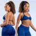 Women's Clothing High Elastic Matte Sports Bra Halter Neck Yoga Vest Polyester Fitness Top For Active Wear_ecoleips.com