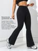 Women's Flared Stretch Jeans - Slimming High Waist Wide Leg Pants For Casual & Office Wear_ecoleips.com