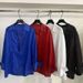 Pleated Loose-Fit Long Sleeve Shirt, Lightweight Sun Protection Cover-Up, Breathable Oversized Blouse_ecoleips.com