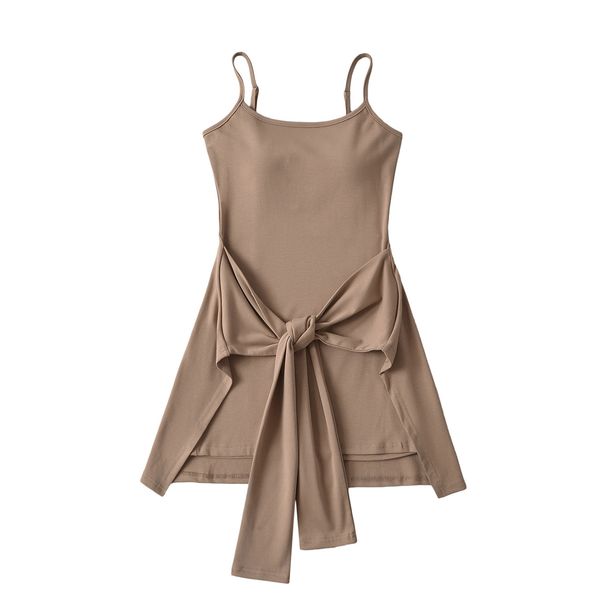 Women's Clothing Pure Desire Style With Chest Pad Waist Lace Up Suspender Dress Summer New Hot Girl Design Two Piece Short Skirt_ecoleips.com