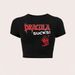 Cross-Border Foreign TradeEuropean American Hot-Selling Women's Summer New Sweet And Spicy Printed T-Shirt_ecoleips.com