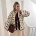 Floral Fleece Cotton Coat for Women Sweet Fresh Warm Comfortable New Autumn Winter 2025 Style Cross Border European American_ecoleips.com