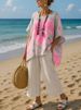 Women's Clothing Casual Round Neck Short Sleeve Regular Pullover Digital Printing Women's Tops T Shirt_ecoleips.com