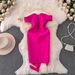 Elegant Strapless Off-Shoulder Dress for Mature Women with Slit Sophisticated Women's Gown_ecoleips.com