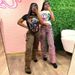 Women's Clothing Tie Dyed Denim High Waist Straight Stitching Multi Pocket Trendy Streetwear Style Trousers_ecoleips.com