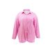 Women's Summer Casual Blue Striped Shirt And Shorts Set Short Sleeved Vacation Style_ecoleips.com