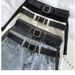 High-Waisted Slimming Ripped Denim Shorts for Women Korean Style Loose Fitting Wide Leg A-Line Hot Pants Perfect for Summer 2020_ecoleips.com