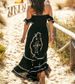 Women's Clothing Hem Lace Slim Black Dress_ecoleips.com