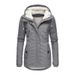 "Oversized Hooded Parka – Longline Poly-Cotton Winter Coat With Fleece Lining For Women (S-4XL, Black/Green/Burgundy, Commute-Ready & Streetwear)"_ecoleips.com
