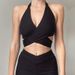 2022 New Halter Neck Camisole For Women, Outerwear, Base Layer, Hollow Out, Chest-Enhancing, Sexy Short Design Top_ecoleips.com