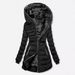 Women's Clothing Heavy-Duty Full-Zip Hooded Coat With Full-Zip Closure,ar, Winter Jacket, Hiking Apparel_ecoleips.com