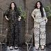 Fashionable American Style Women's Two Piece Set Letter Print Short Sleeve Top With Wide Leg Pants Summer Sporty Casual Plus Size_ecoleips.com