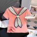 Plus-size High-end Short-sleeve T-shirt For Women, Summer 2025 New Style, Loose And Slimming Design, Versatile_ecoleips.com