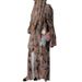 ng2510292 Ng2510292 Ng2510292 MQ231modest Middle Eastern Women's Clothing Arabic Abaya Long Sleeve Pleated Cardigan Printed Jacket Outer Robe_ecoleips.com