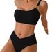 Slimming High-Waist Two Piece Swimsuit for Women European And American Style Single Shoulder Metal Buckle Design New 2026_ecoleips.com