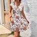 Elegant Casual Summer Dress For Women Deep V Neck Flowy Sleeves Style New_ecoleips.com