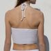 Women's Clothing Halter Neck Chest Wrap Sexy Hot Girl Backless Knitted Tank Tops_ecoleips.com