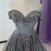 Color-Changing Sequin Ball Gown – Off-Shoulder A-Line Wedding Dress With Sparkly Tulle Skirt For Brides & Performances_ecoleips.com