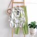 Women's Clothing Top Suit Women Summer Fat MM Loose Long Sleeved Shirt Trousers_ecoleips.com