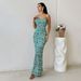 Cross Border Women's 2026 Spring/summer New Sweet And Fresh Camisole Backless Floral Vacation Style Dress_ecoleips.com