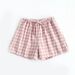 Summer Cotton Gauze Pajama Shorts Japanese Style Elastic Waist Casual Large Size Home Pants For Men And Women_ecoleips.com