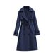 Trendy Women's Korean Style Mid-Length Trench Coat Spring/Autumn Fashionable Casual Long Sleeve Overcoat_ecoleips.com