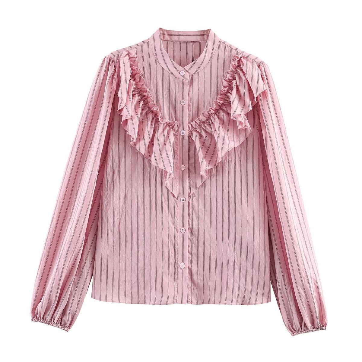 Women's Clothing Women's Striped Layered Blouse Style Clothing Long Sleeve For Formal & Casual For Women_ecoleips.com