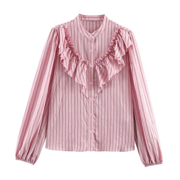 Women's Clothing Women's Striped Layered Blouse Style Clothing Long Sleeve For Formal & Casual For Women_ecoleips.com