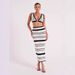 Women's Clothing Striped Two Piece Suit For Women Knitted Suspenders Wrapped Chest Top Skirt Fashion Suit_ecoleips.com