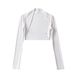 ISN Blogger Sun Protection 2026 Autumn New European And American Street Style Short Long-sleeve Top Women's Cardigan_ecoleips.com