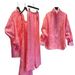 Chinese Style Women's Spring Set Rose Red High End Fashionable Youthful Elegant Two Piece Shirt And Pants Ensemble_ecoleips.com