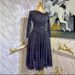 Women's Clothing Plus Size Clothes Modern Asymmetrical Neckline Dress – Elegant Pleated Skirt With Full Hem In Dark Blue/Camel/Pinkish/Matcha/Black_ecoleips.com