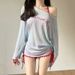Plus Size Women's Swimsuit Two Piece Long Sleeved Three Piece Cover Up Beach And Hot Spring Use Slightly Chubby Girls_ecoleips.com