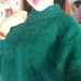 Oversized Lantern Sleeve Sweater – Women’s Mock Neck Acrylic Knit In 12 Colors (Korean-Inspired)_ecoleips.com