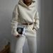 Women's Hooded Sweater Set Two-piece Set_ecoleips.com