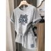 Women's Clothing Casual Sports Short Sleeved Shorts Two Piece Suit_ecoleips.com