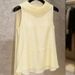 French Streamer Collar Sleeveless Top, Thin And Versatile Age-reducing Commuter Style Yellow 2026 Summer New Niche Women's Clothing_ecoleips.com
