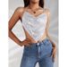 Cross-border Foreign Trade Women's Clothing Sexy Sequin Camisole Backless Lace-up Halter Top For Women Summer In_ecoleips.com