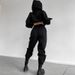 New Fashion Suit Long-sleeved Hooded Loose Sweater Casual Sports Lace-up Trousers_ecoleips.com
