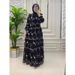 Floral Print Slim-Fit Wrap Dress With Long Sleeves – Modest & Stylish Women’s Midi Dress For Dubai Fashion_ecoleips.com