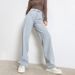 Petite High-Waisted Slimming Jeans for Women Straight Leg Loose Wide Leg Pants Autumn Arrival_ecoleips.com
