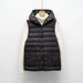 New Down Vest 90 Down Autumn And Winter New Light And Thin Hooded Vest Women's Simple Down Liner_ecoleips.com