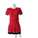 Women's Korean Style Two Piece Set White Knitted Short Sleeve T-Shirt & Pleated Skirt College Style Summer Elegant Outfit_ecoleips.com